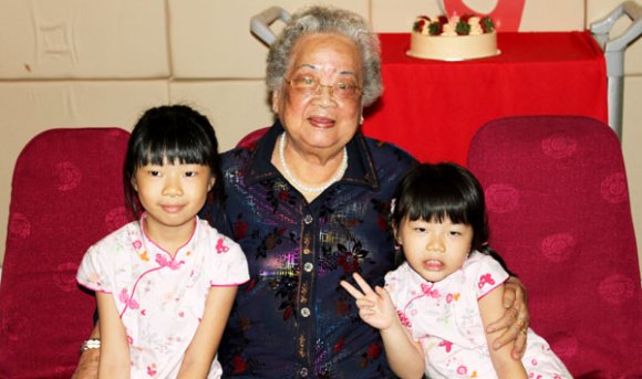 Grandma and 2 Nieces
